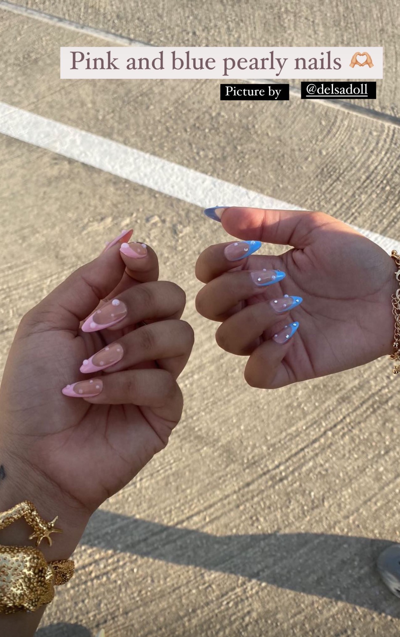 Pink & Blue Pearl